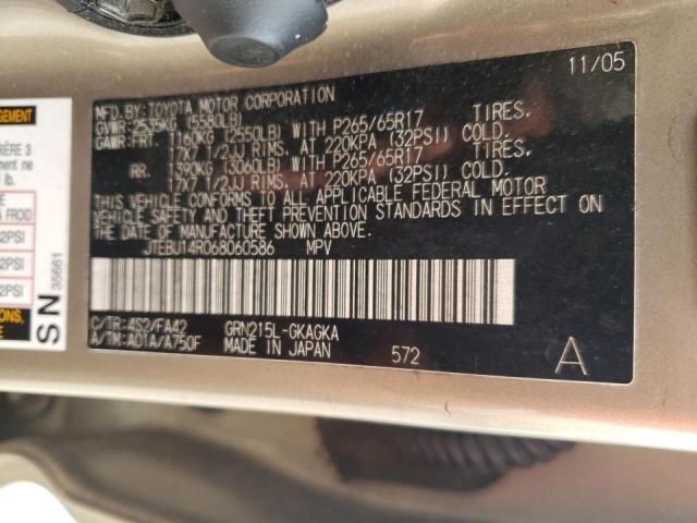 Photo 14 from auction – 2006 TOYOTA 4RUNNER SR with VIN JTEBU14R068060586