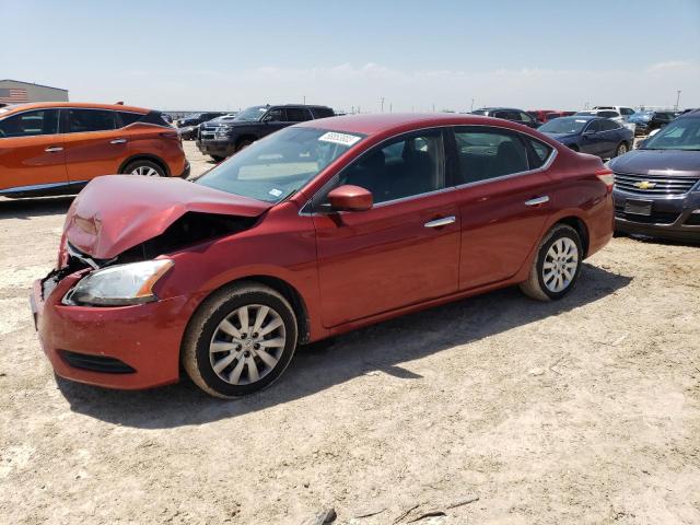 NISSAN SENTRA S 2015 with VIN 3N1AB7AP0FL696148 - Photo from auction