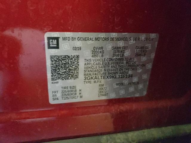 Photo 14 from auction – 2019 GMC TERRAIN SL with VIN 3GKALTEX9KL315134