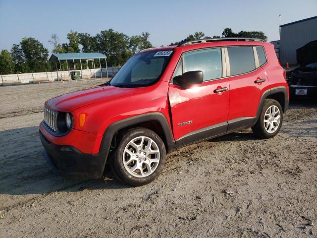 JEEP RENEGADE S 2018 with VIN ZACCJBAB3JPJ48612 - Photo from auction