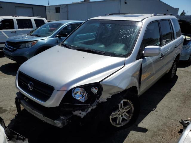 HONDA PILOT EXL 2005 with VIN 2HKYF18785H568208 - Photo from auction