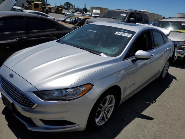 FORD FUSION SE 2018 with VIN 3FA6P0LU5JR138869 - Photo from auction