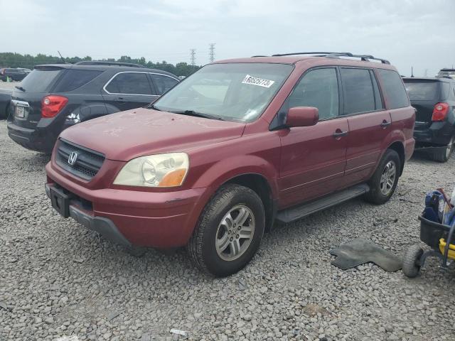 HONDA PILOT EXL 2003 with VIN 2HKYF18593H585644 - Photo from auction