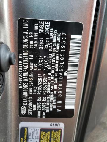 Photo 14 from auction – 2014 KIA SORENTO LX with VIN 5XYKTDA66EG519517