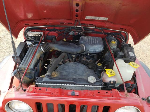 Photo 11 from auction – 2002 JEEP WRANGLER / with VIN 1J4FA29P32P750032