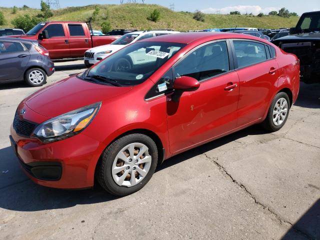 KIA RIO LX 2013 with VIN KNADM4A39D6305888 - Photo from auction