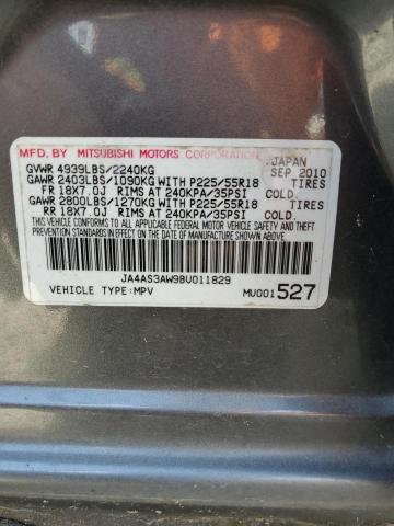 Photo 14 from auction – 2011 MITSUBISHI OUTLANDER with VIN JA4AS3AW9BU011829