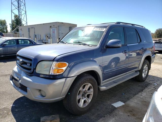 TOYOTA SEQUOIA SR 2002 with VIN 5TDBT44A32S089136 - Photo from auction