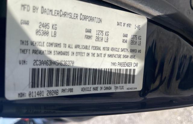 Photo 10 from auction – 2005 CHRYSLER 300C with VIN 2C3AA63H45H636370