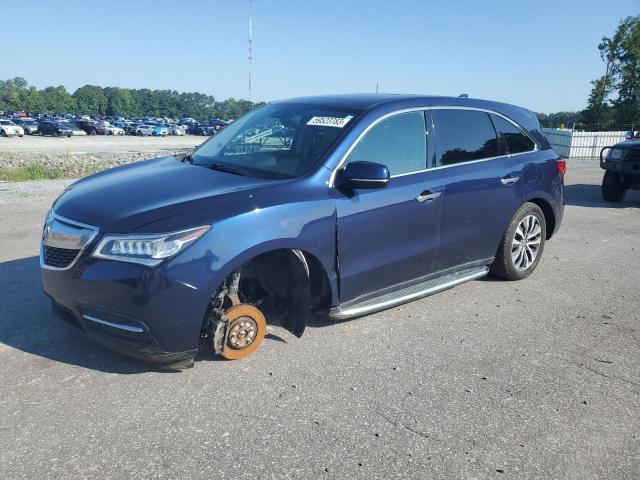 ACURA MDX TECHNO 2016 with VIN 5FRYD4H47GB022643 - Photo from auction