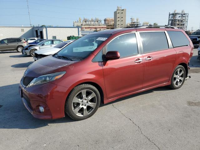 TOYOTA SIENNA SE 2017 with VIN 5TDXZ3DC2HS846259 - Photo from auction