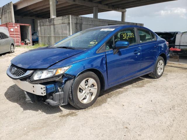 HONDA CIVIC LX 2015 with VIN 19XFB2F52FE024187 - Photo from auction