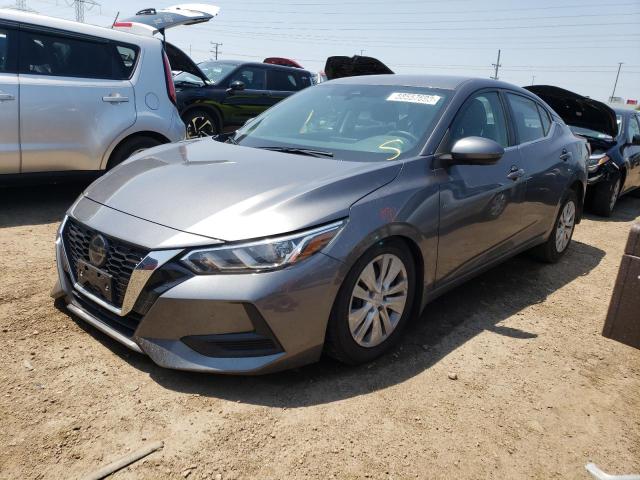 NISSAN SENTRA S 2021 with VIN 3N1AB8BV2MY242566 - Photo from auction