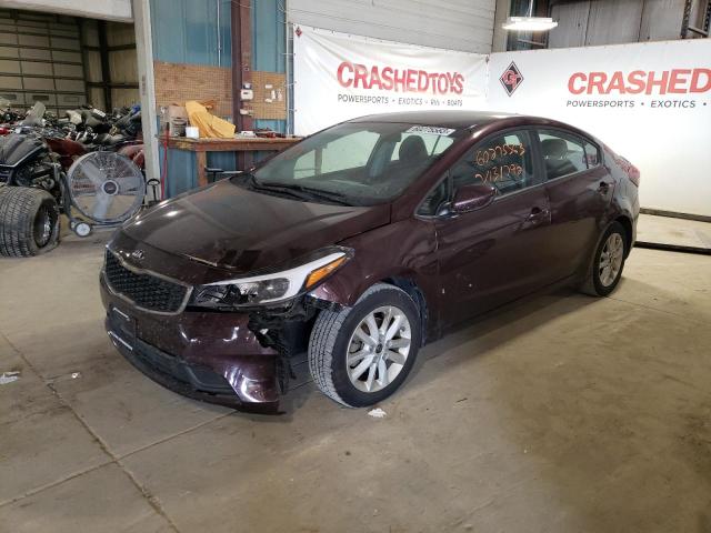 KIA FORTE LX 2017 with VIN 3KPFL4A74HE014796 - Photo from auction