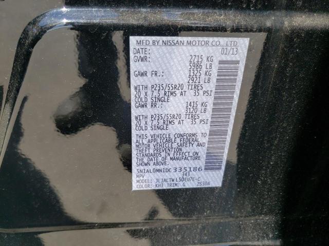 Photo 14 from auction – 2013 INFINITI JX35 with VIN 5N1AL0MN2DC335186