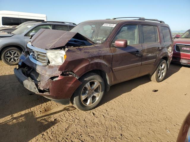 HONDA PILOT EXL 2012 with VIN 5FNYF4H5XCB070992 - Photo from auction