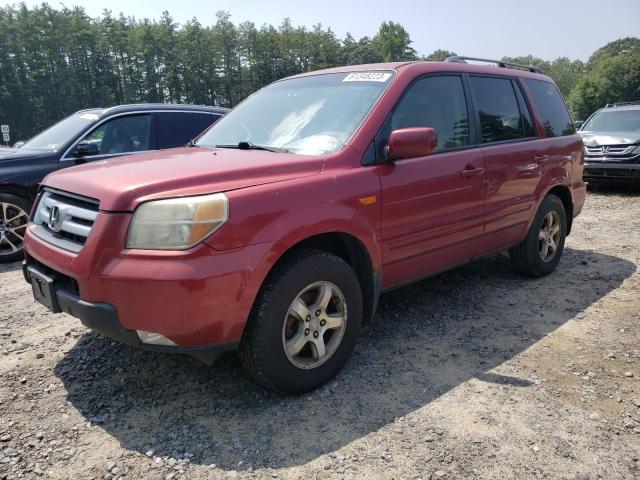HONDA PILOT EX 2006 with VIN 2HKYF18776H522144 - Photo from auction