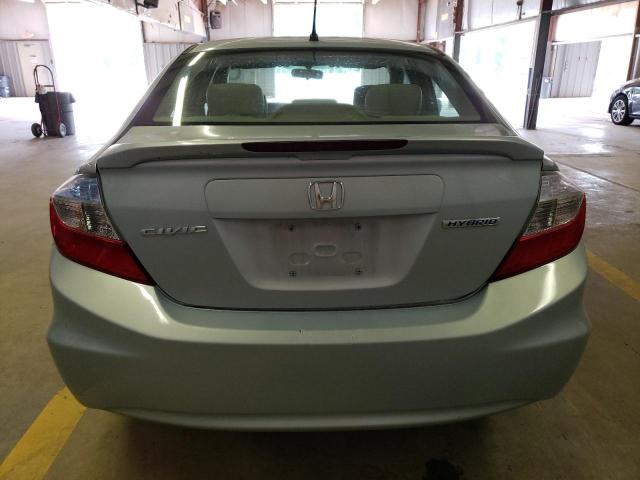 Photo 6 from auction – 2012 HONDA CIVIC HYBR with VIN JHMFB4F21CS009494
