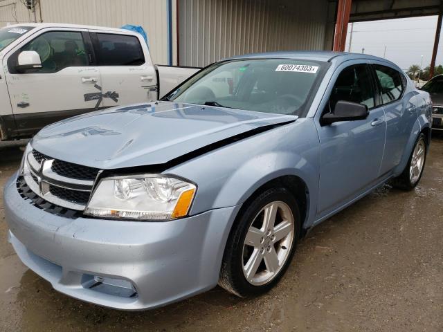 DODGE AVENGER SE 2013 with VIN 1C3CDZAB7DN534681 - Photo from auction