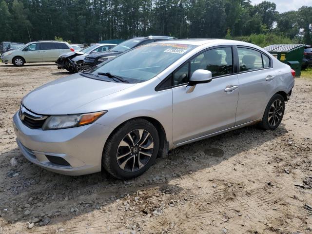 HONDA CIVIC EX 2012 with VIN JHMFB2F81CS006393 - Photo from auction