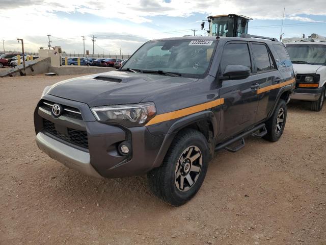 TOYOTA 4RUNNER SR 2022 with VIN JTEPU5JR4N6027280 - Photo from auction