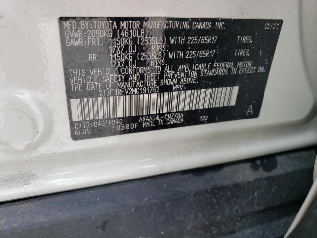 Photo 14 from auction – 2021 TOYOTA RAV4 LE with VIN 2T3F1RFV2MC191762