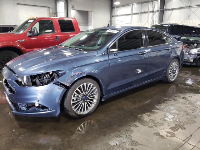 FORD FUSION TIT 2018 with VIN 3FA6P0RU9JR101797 - Photo from auction
