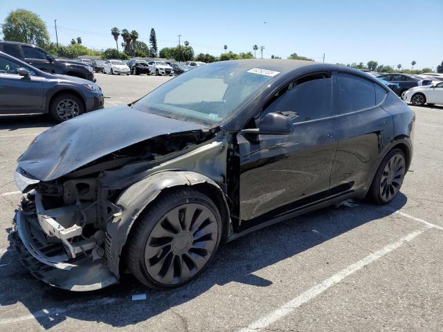TESLA MODEL Y 2022 with VIN 7SAYGDEF2NF326753 - Photo from auction