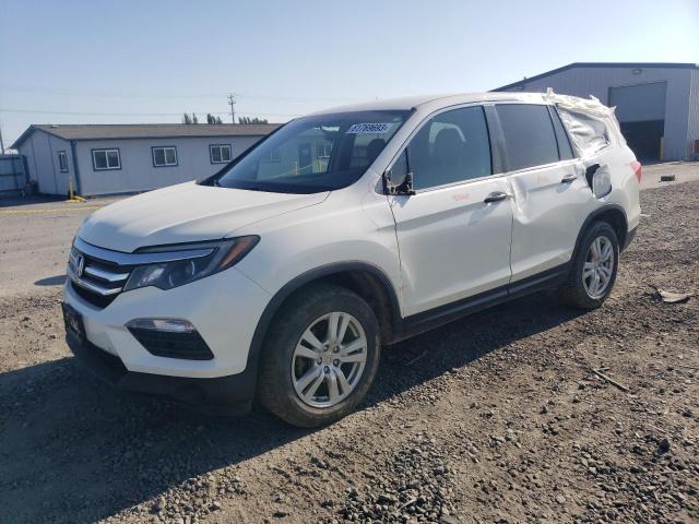 HONDA PILOT LX 2016 with VIN 5FNYF6H10GB021072 - Photo from auction