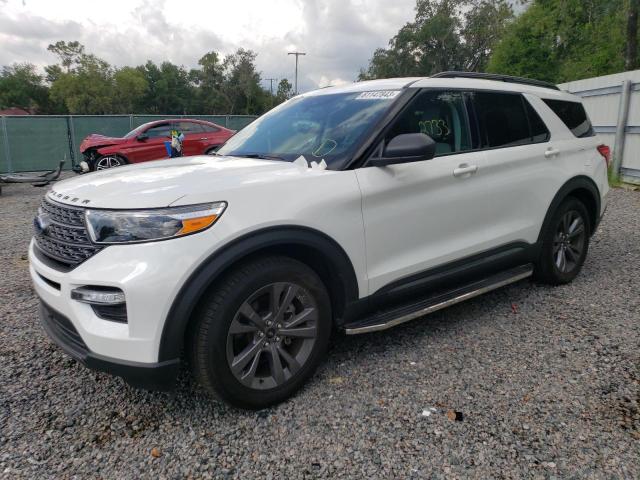 FORD EXPLORER X 2021 with VIN 1FMSK7DH6MGC46975 - Photo from auction