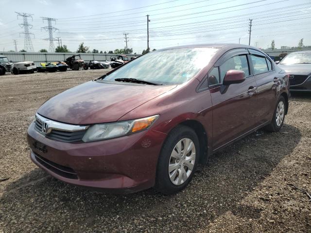 HONDA CIVIC LX 2012 with VIN 19XFB2F55CE003720 - Photo from auction