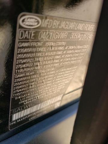 Photo 14 from auction – 2022 LAND ROVER RANGE ROVE with VIN SALWR2SU1NA797266
