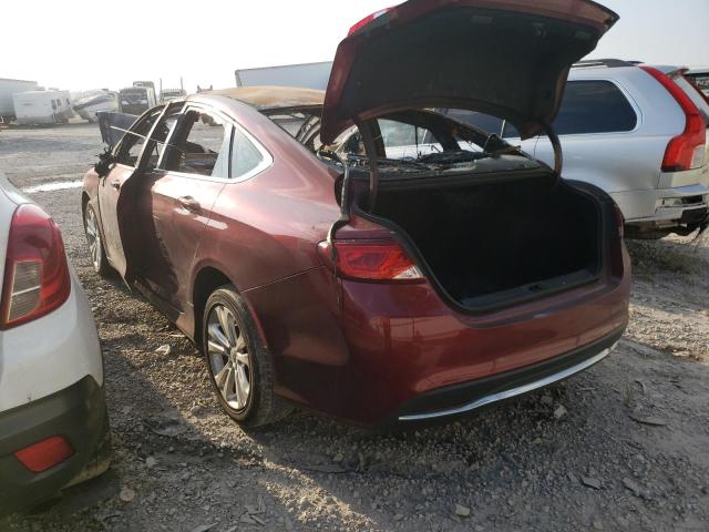 Photo 2 from auction – 2016 CHRYSLER 200 LIMITE with VIN 1C3CCCAB0GN125474