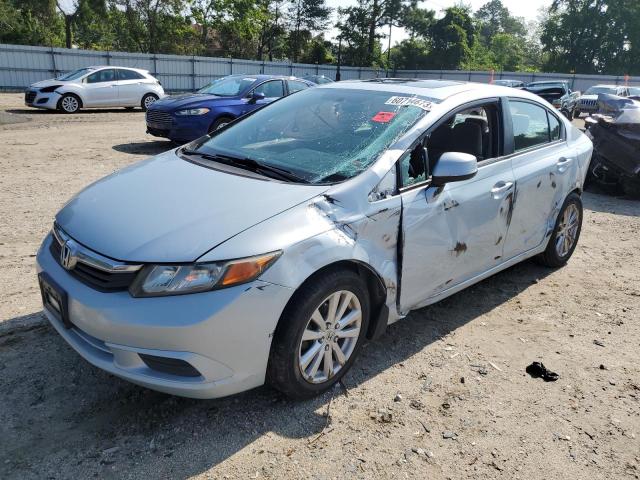 HONDA CIVIC EX 2012 with VIN 19XFB2F80CE039115 - Photo from auction