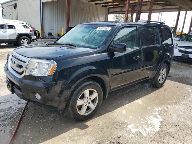 HONDA PILOT EXLN 2011 with VIN 5FNYF4H79BB103674 - Photo from auction