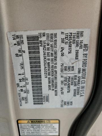 Photo 14 from auction – 2003 FORD EXPLORER X with VIN 1FMZU63KX3UA55219