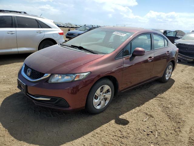 HONDA CIVIC LX 2013 con VIN 19XFB2F52DE024459 - Foto de la subasta