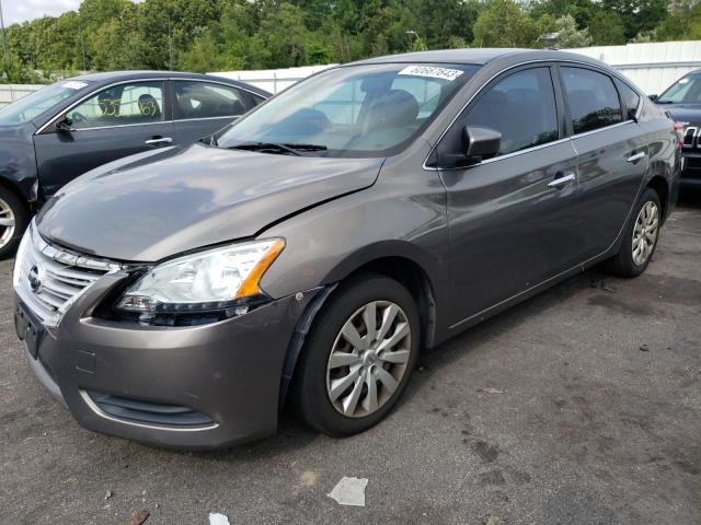 NISSAN SENTRA S 2015 with VIN 3N1AB7AP4FL645705 - Photo from auction