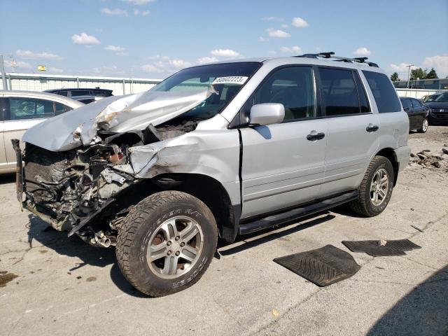 HONDA PILOT EXL 2004 with VIN 2HKYF18704H615598 - Photo from auction