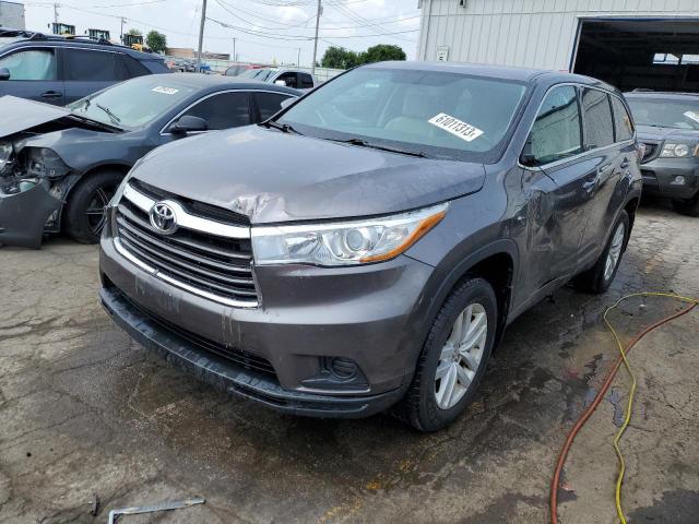 TOYOTA HIGHLANDER 2015 with VIN 5TDBKRFH2FS204695 - Photo from auction