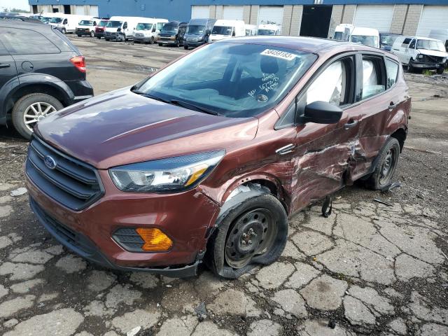 FORD ESCAPE S 2018 with VIN 1FMCU0F74JUA98946 - Photo from auction
