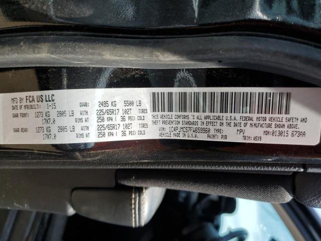 Photo 14 from auction – 2015 JEEP CHEROKEE L with VIN 1C4PJMCS7FW659960