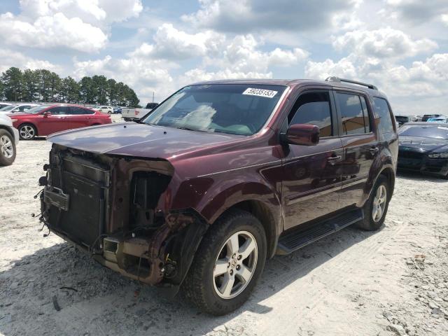HONDA PILOT EXL 2011 with VIN 5FNYF3H58BB030287 - Photo from auction