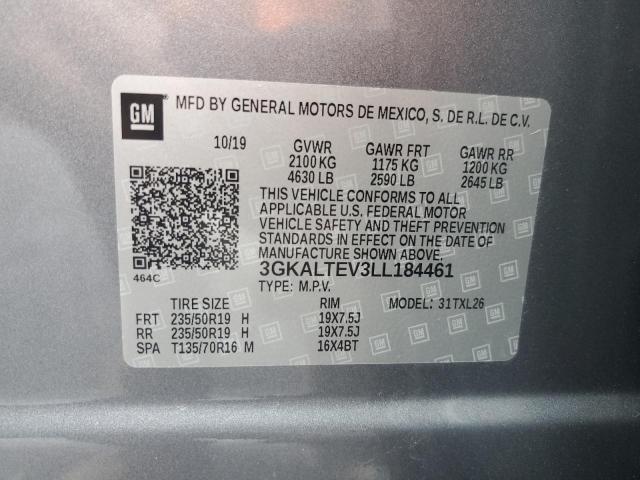 Photo 14 from auction – 2020 GMC TERRAIN SL with VIN 3GKALTEV3LL184461