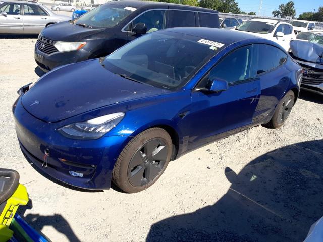 TESLA MODEL 3 2021 with VIN 5YJ3E1EB2MF858950 - Photo from auction