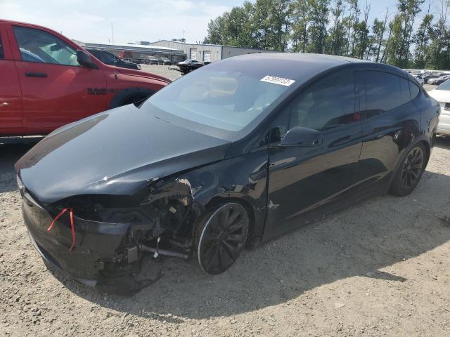 TESLA MODEL X 2019 with VIN 5YJXCDE23KF180702 - Photo from auction