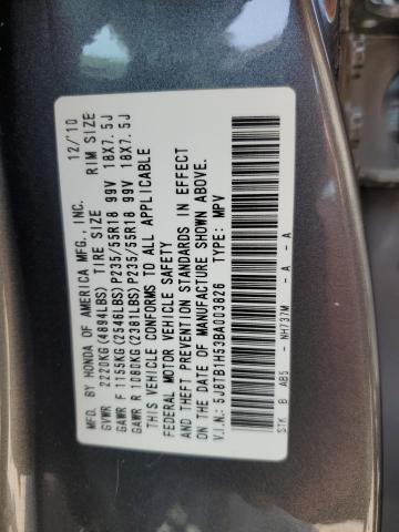 Photo 14 from auction – 2011 ACURA RDX TECHNO with VIN 5J8TB1H53BA003826