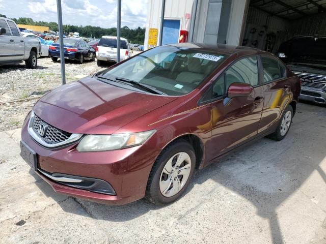 HONDA CIVIC LX 2014 with VIN 19XFB2F57EE078695 - Photo from auction