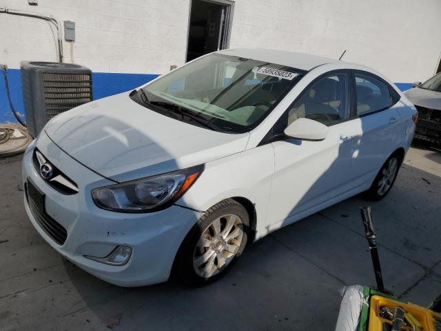 HYUNDAI ACCENT GLS 2012 with VIN KMHCU4AE2CU075424 - Photo from auction