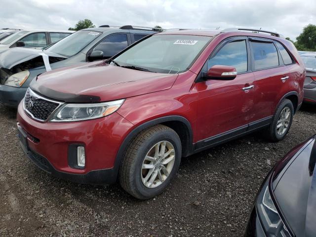 KIA SORENTO LX 2015 with VIN 5XYKT4A69FG650782 - Photo from auction
